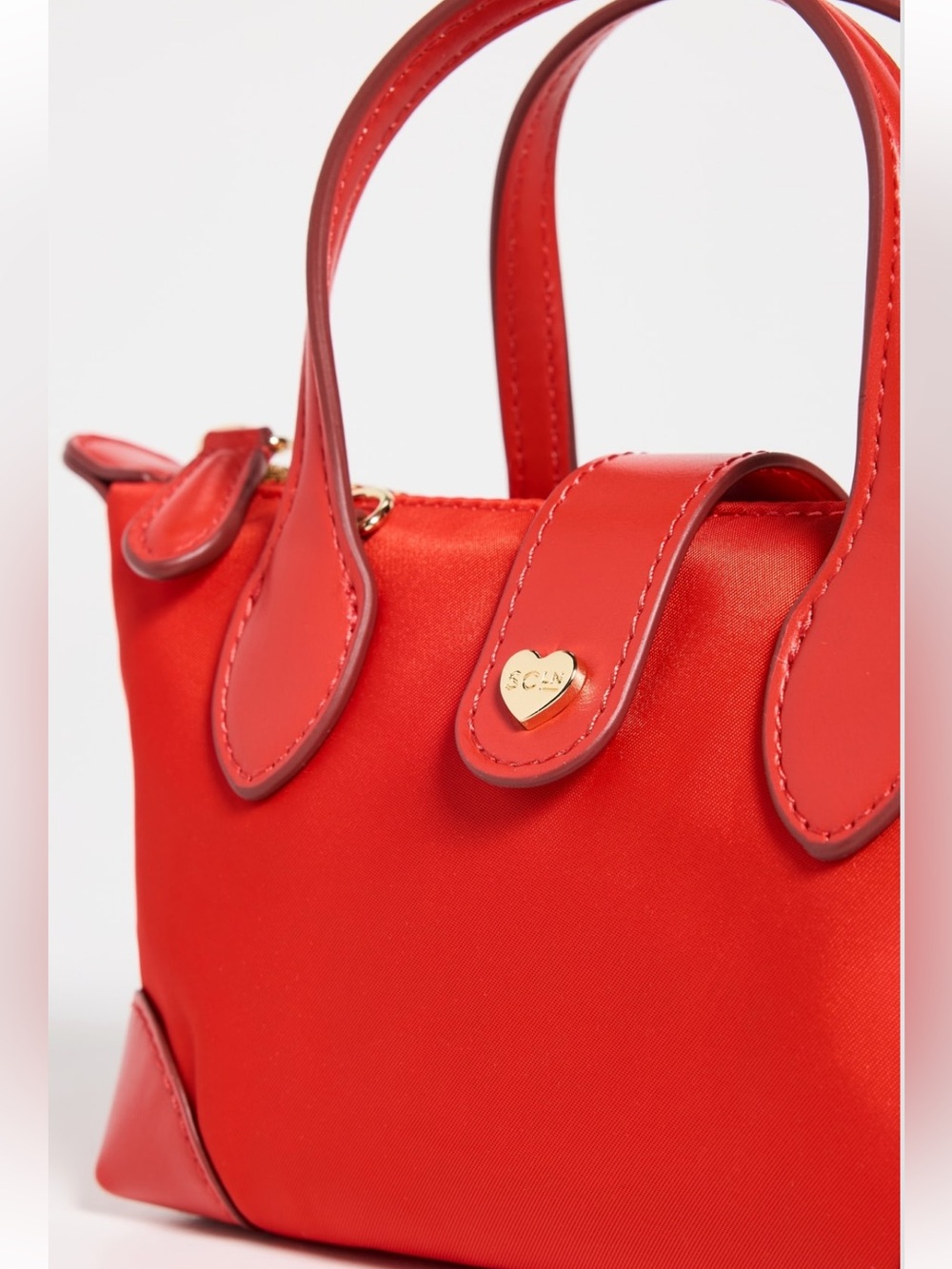 Stoney Clover Lane Tomato Red Pouchette Crossbody Bag - Picture 10 of 10